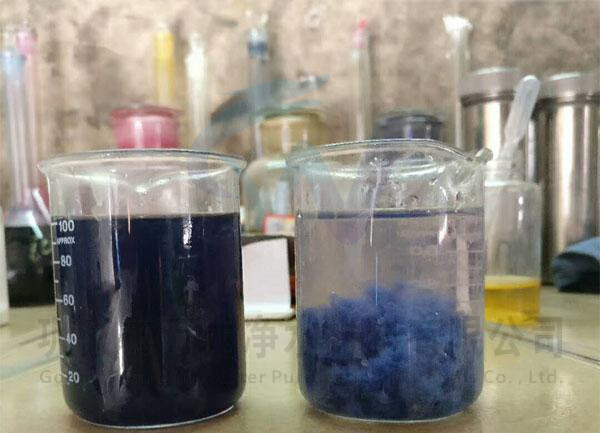 染料厂污水处理效果